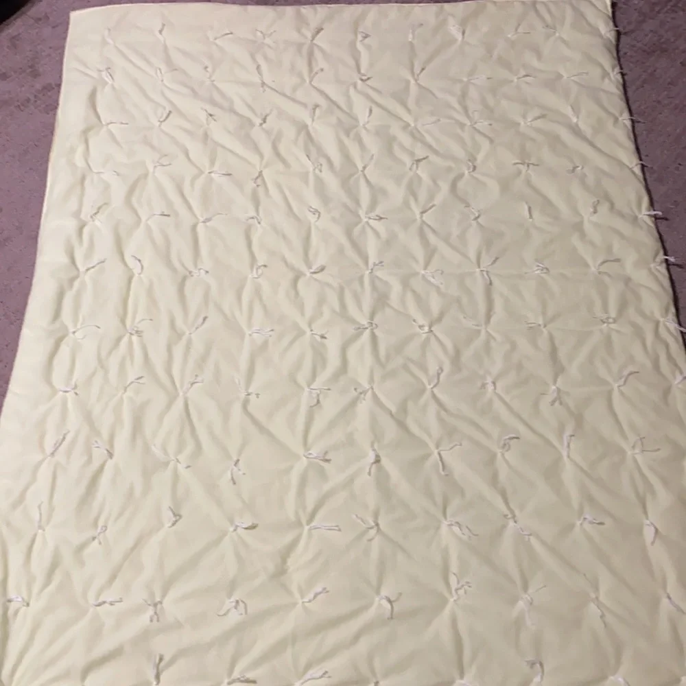 3/$20.  Child’s Yellow Quilt Cottagecore Handmade Prairie